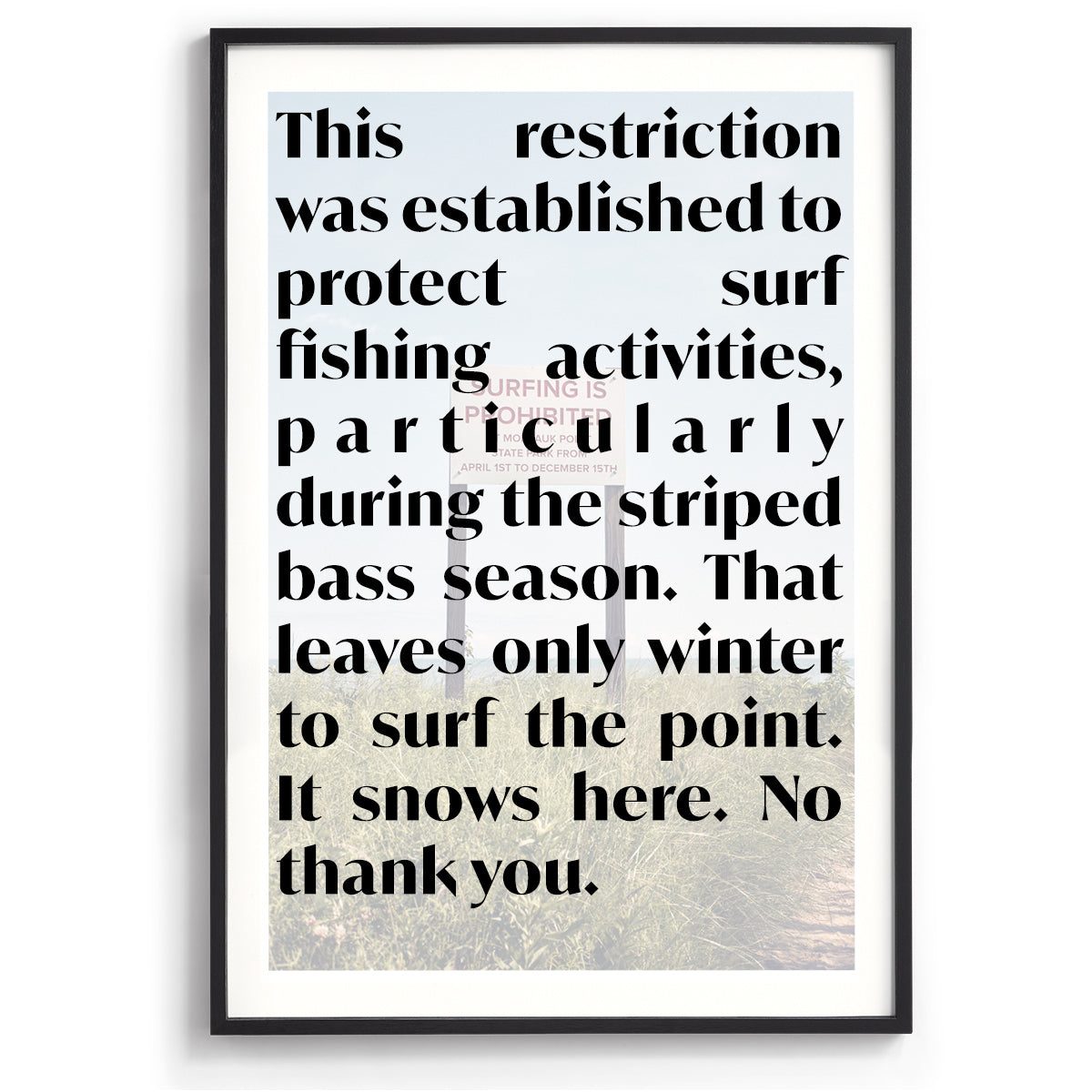 Surfing Is Prohibited